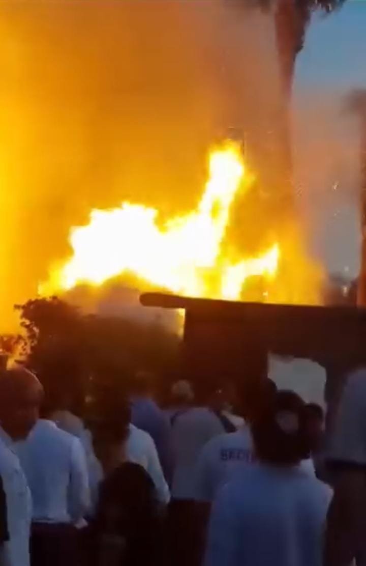 حريق يثير حالة من الذعر فى بورتو مارينا بالساحل الشمالى